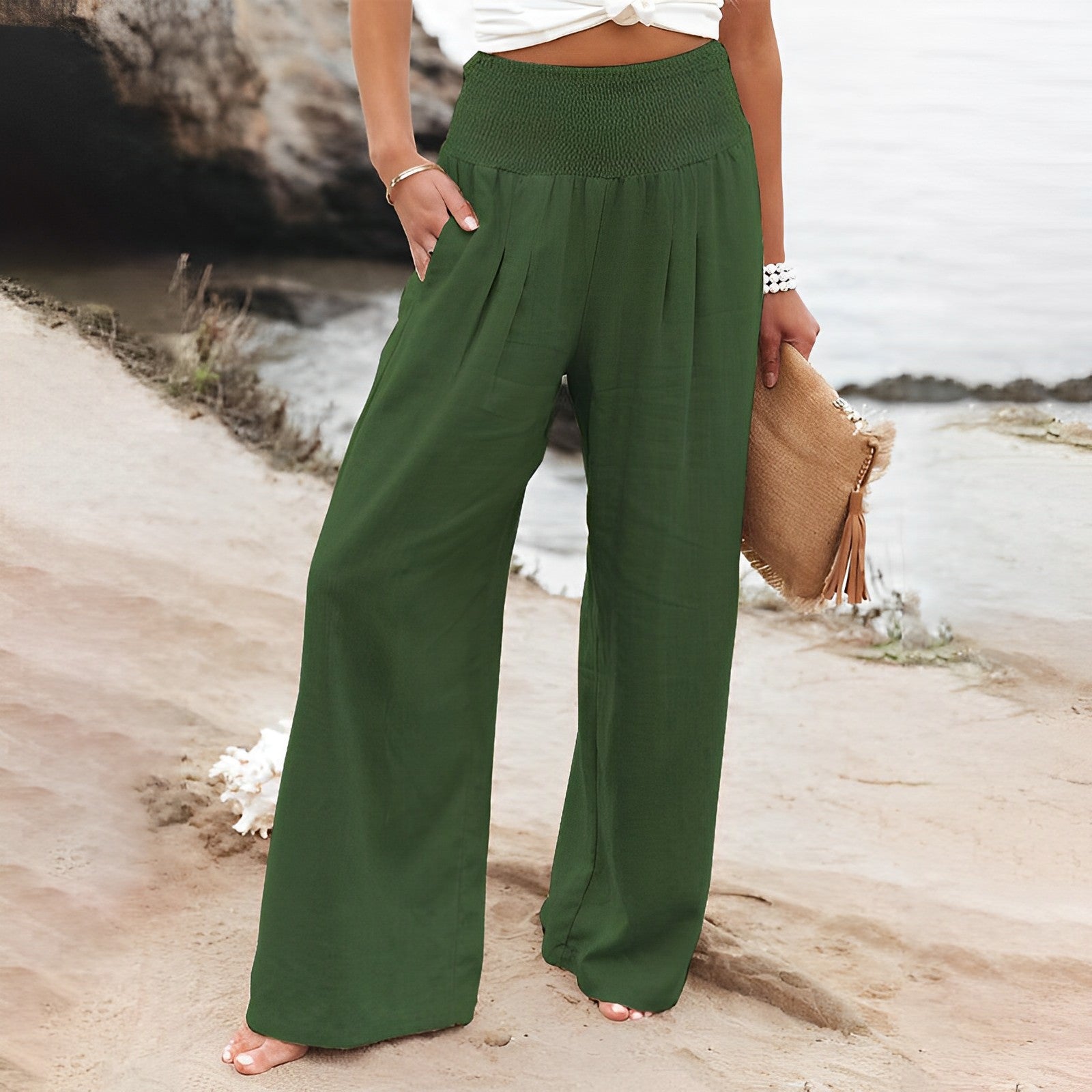 Aurelia | Hose mit Weiten Beinen und Bequemem Schnitt für Damen