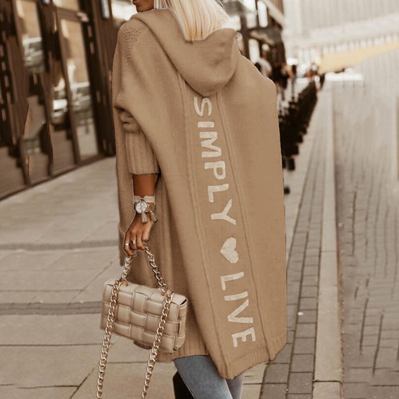 Livia | Strickmantel mit warmer Wolle und lässigem Schnitt für Frauen
