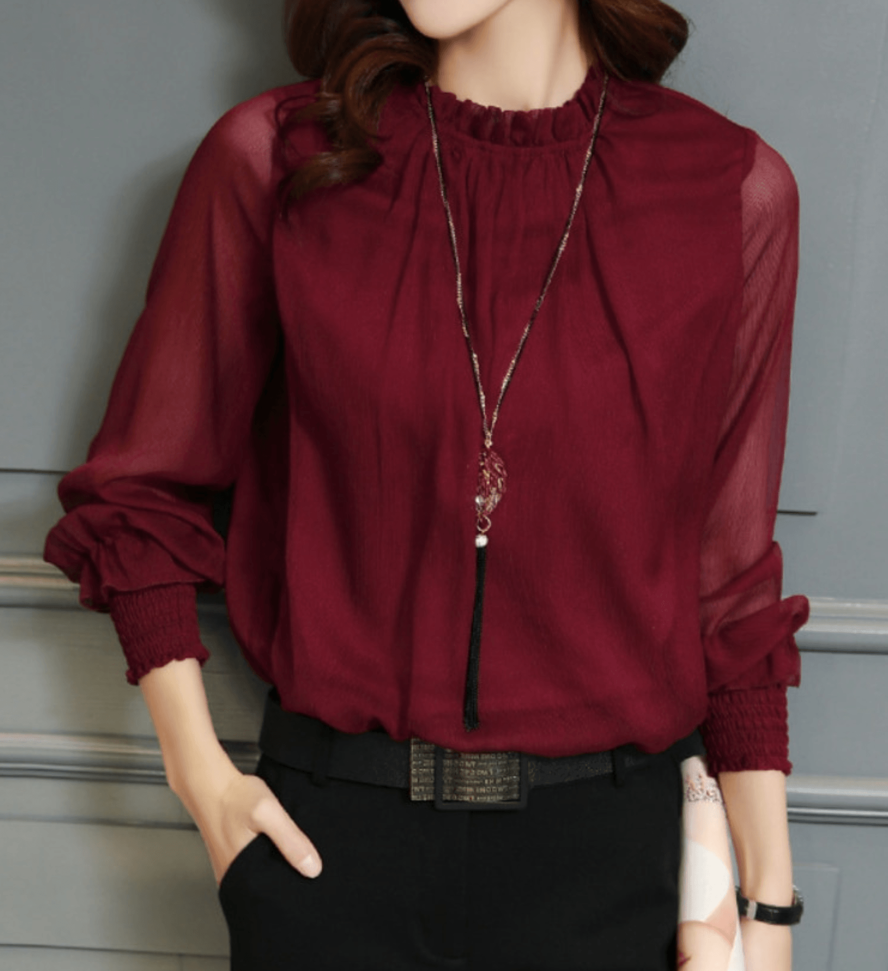 Zephyr | Elegante Damenbluse mit Netzstoff und Ausschnitt - Stilvoll und Raffiniert