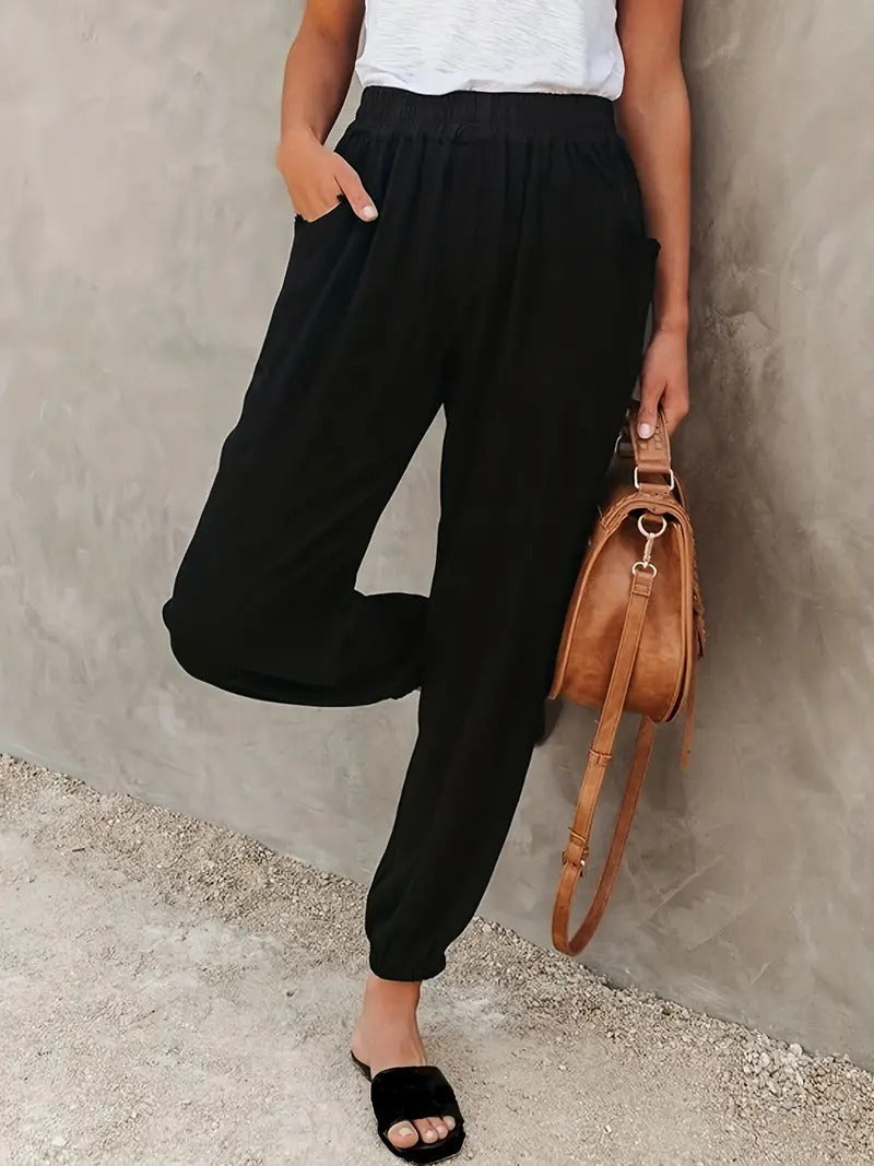 Seraphina | Lange Hose mit Atmungsaktivem Stoff und Luxuriösem Komfort für Frauen
