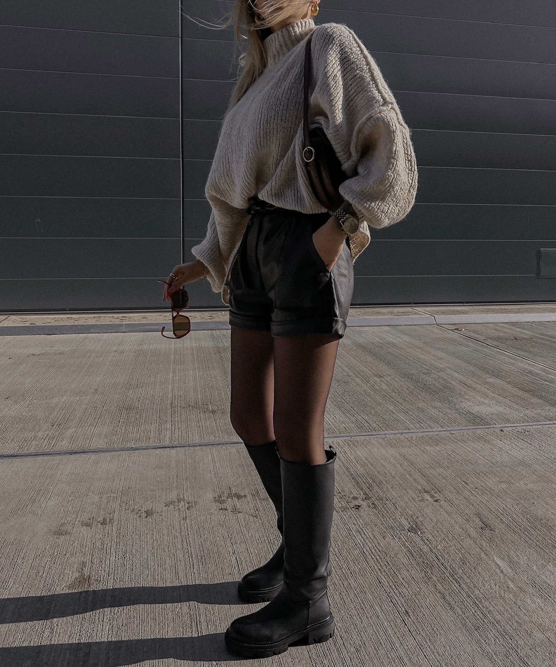 Celestia | Shorts aus Kunstleder mit Eleganter Passform für Frauen