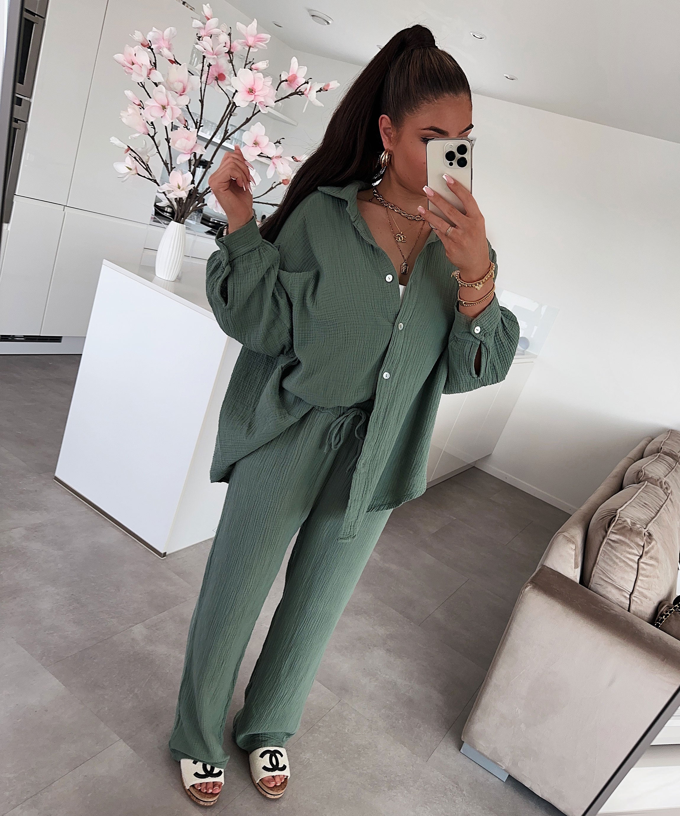 Violetta | Set mit Bequemer Baumwolle und Oversize-Schnitt für Frauen
