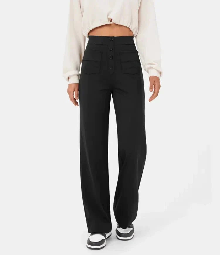 Sienna | Freizeithose mit Elastischem Design und Hoch geschnittenem Stil für Damen