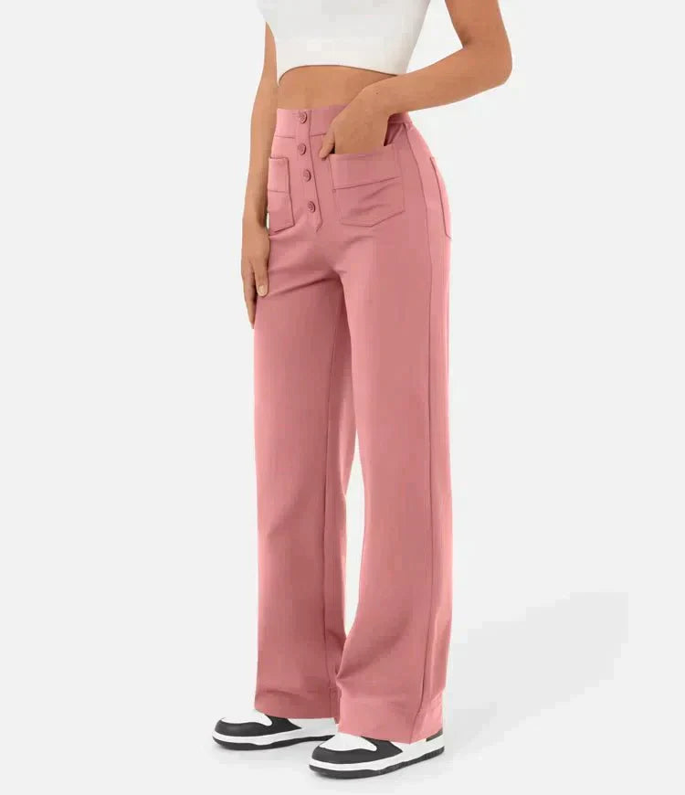 Sienna | Freizeithose mit Elastischem Design und Hoch geschnittenem Stil für Damen