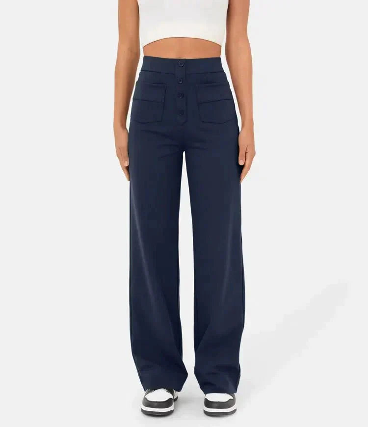 Sienna | Freizeithose mit Elastischem Design und Hoch geschnittenem Stil für Damen