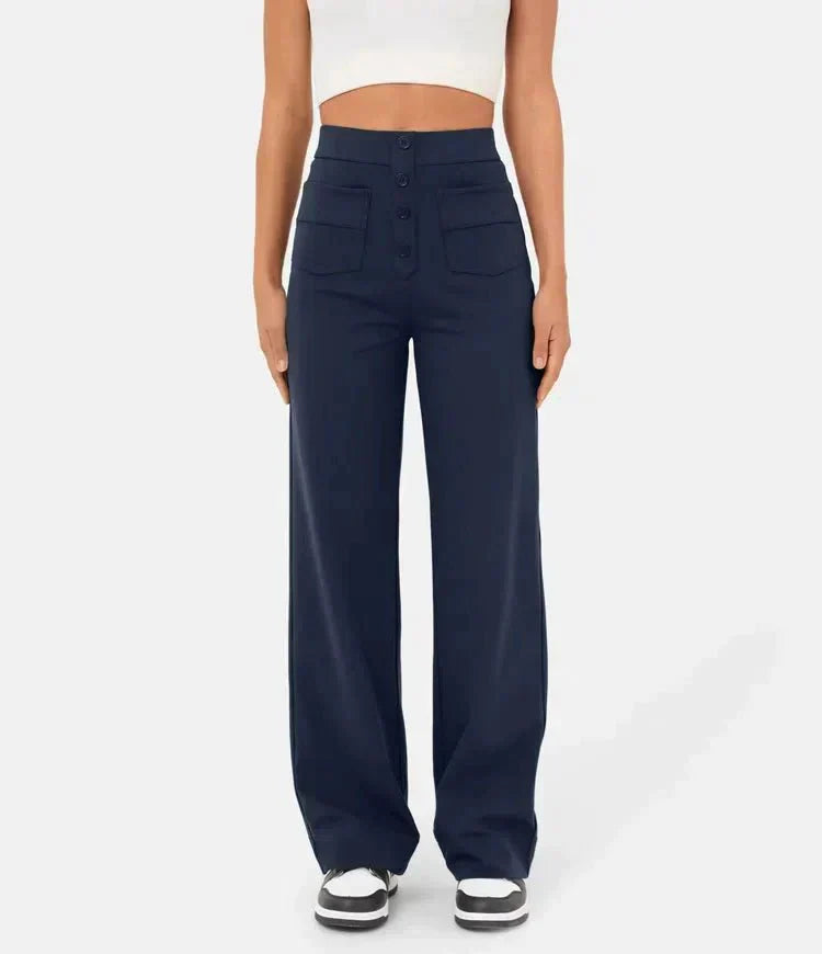 Livia | Hose mit Hochtaillierung und Atembarem Material für Frauen
