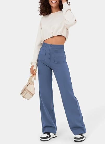 Sienna | Freizeithose mit Elastischem Design und Hoch geschnittenem Stil für Damen