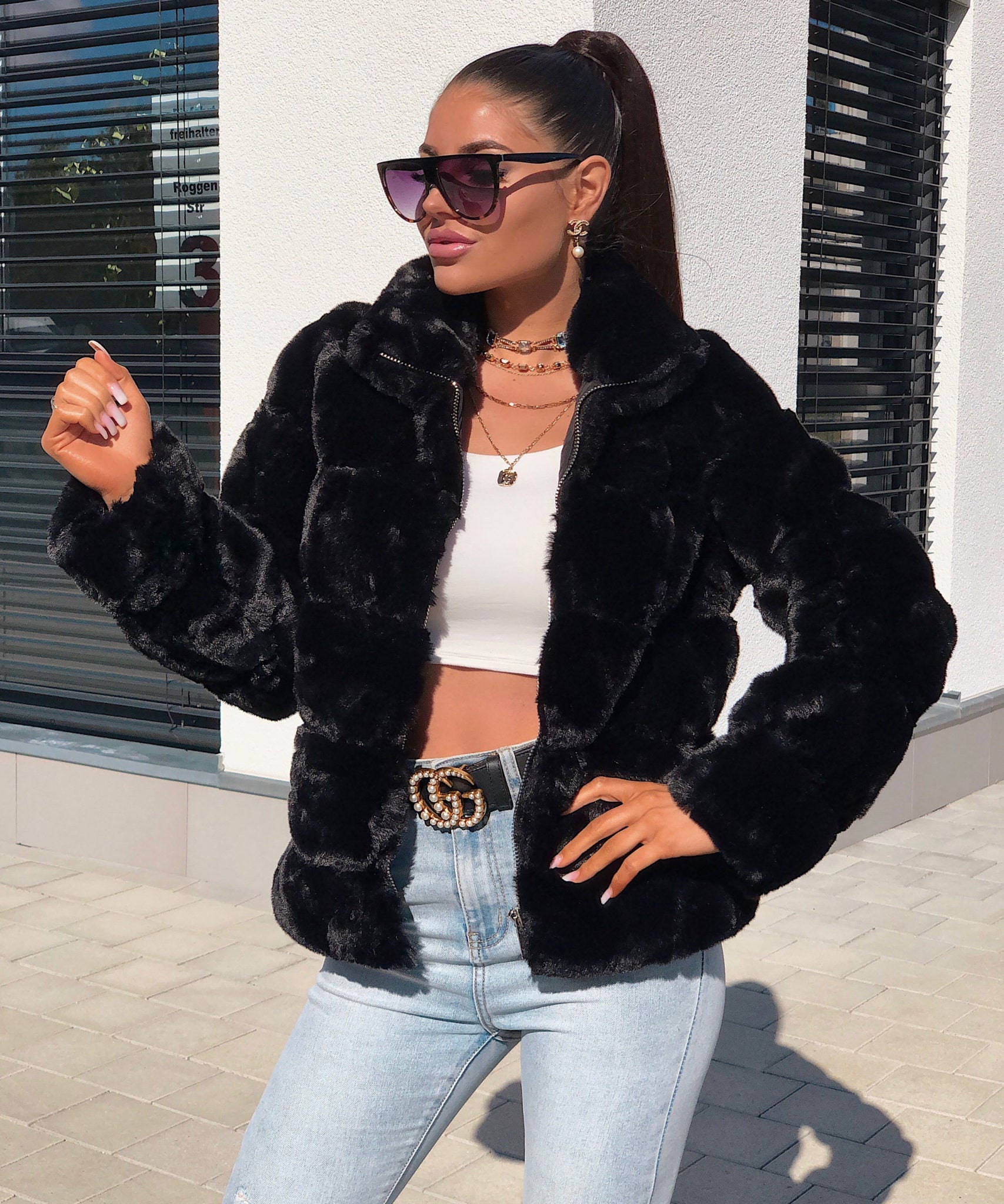 Liora | Kunstpelzjacke mit Kuscheligem Komfort und Praktischem Reißverschluss für Frauen