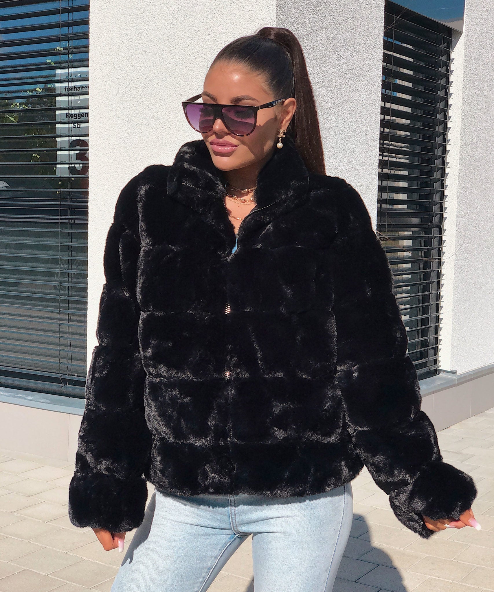 Liora | Kunstpelzjacke mit Kuscheligem Komfort und Praktischem Reißverschluss für Frauen