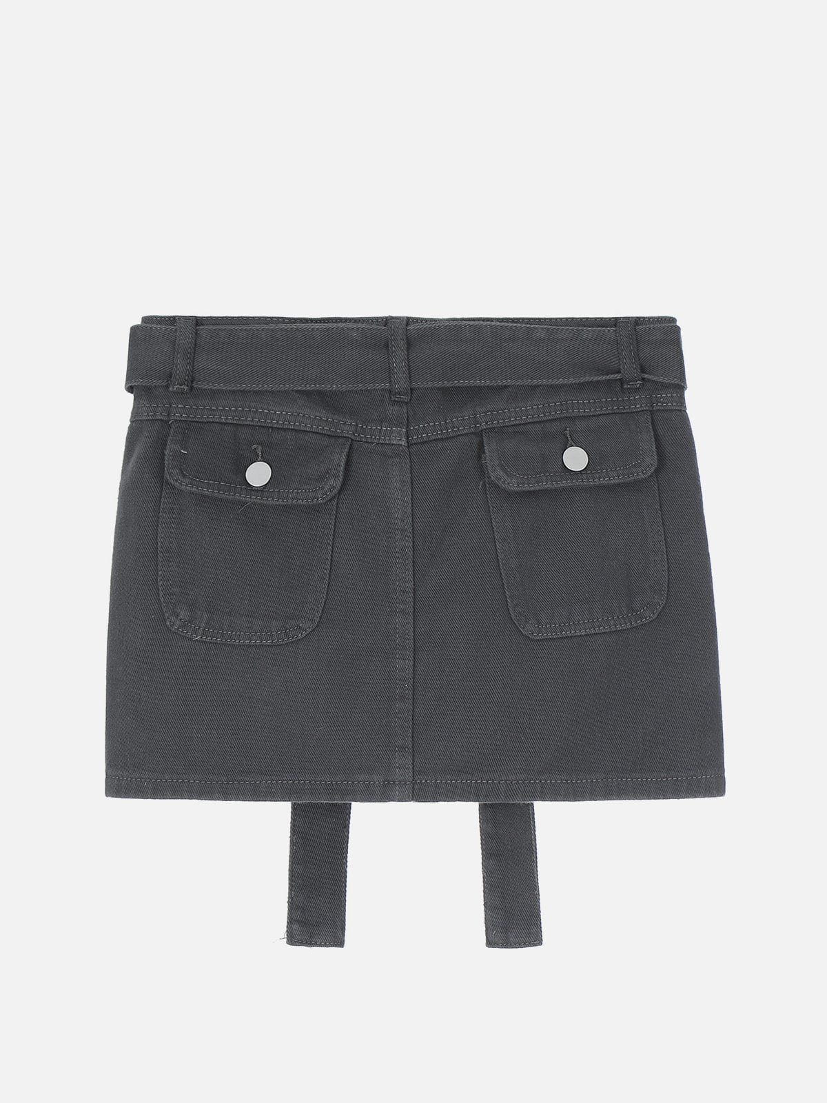 Livia | Denim-Rock mit Praktischen Taschen und Modernem Design für Frauen