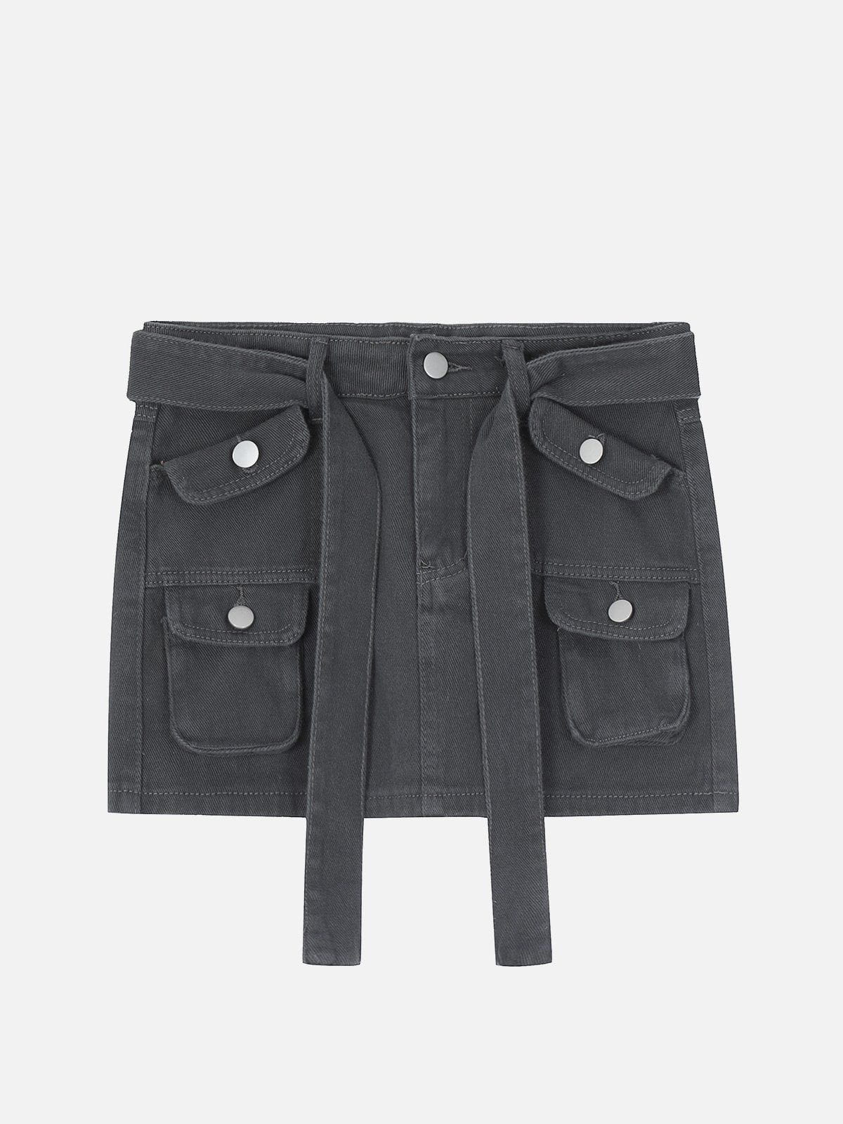 Livia | Denim-Rock mit Praktischen Taschen und Modernem Design für Frauen