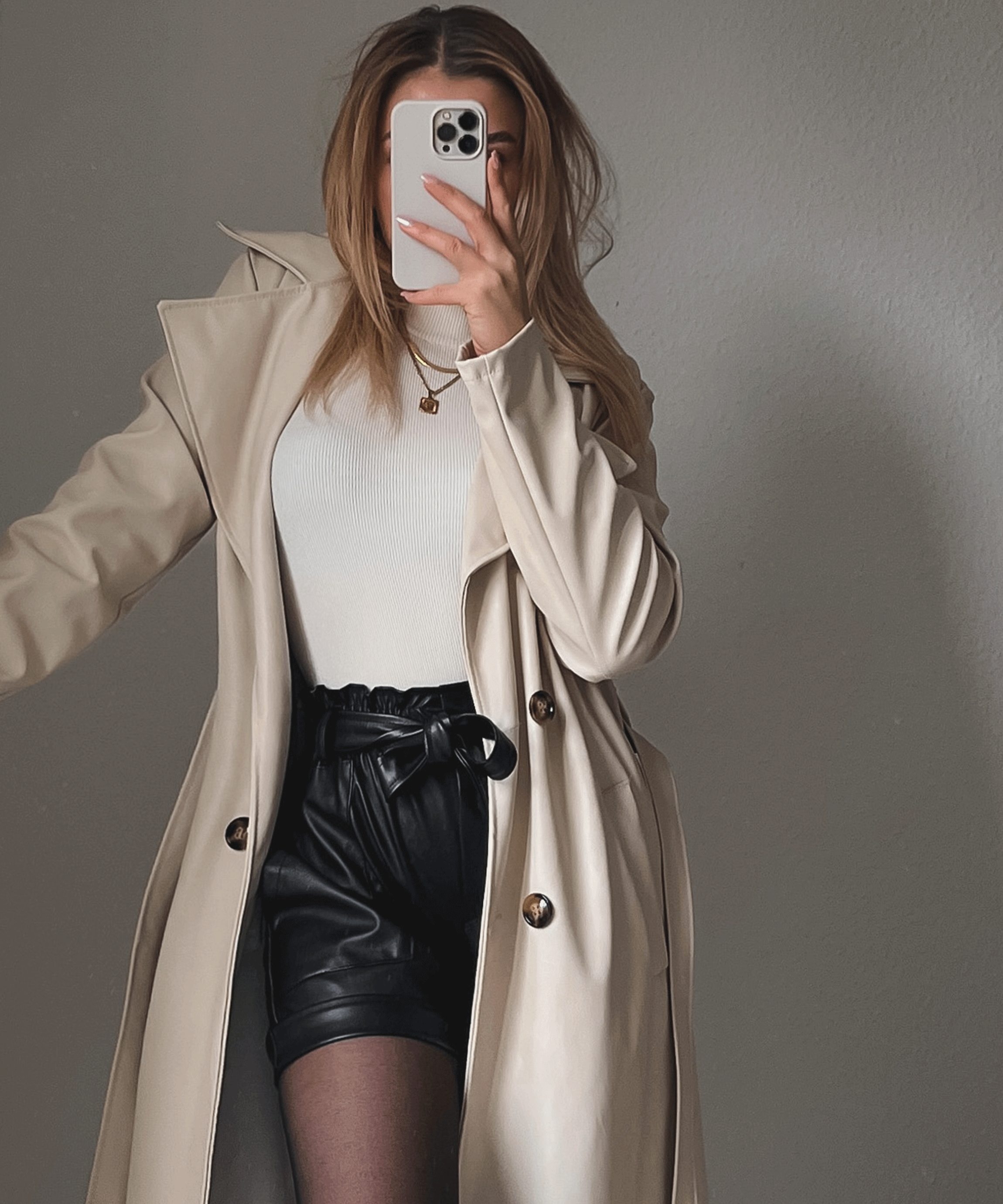 Celestia | Shorts aus Kunstleder mit Eleganter Passform für Frauen