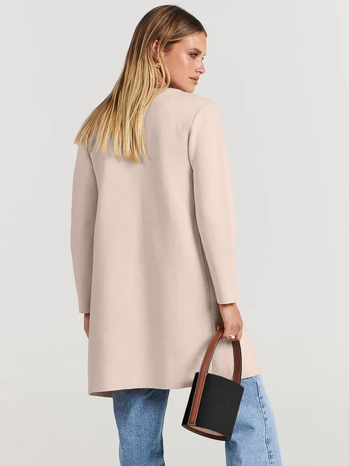 Viviana | Jacke mit Elegantem Blazerkragen und Praktischen Taschen für Frauen
