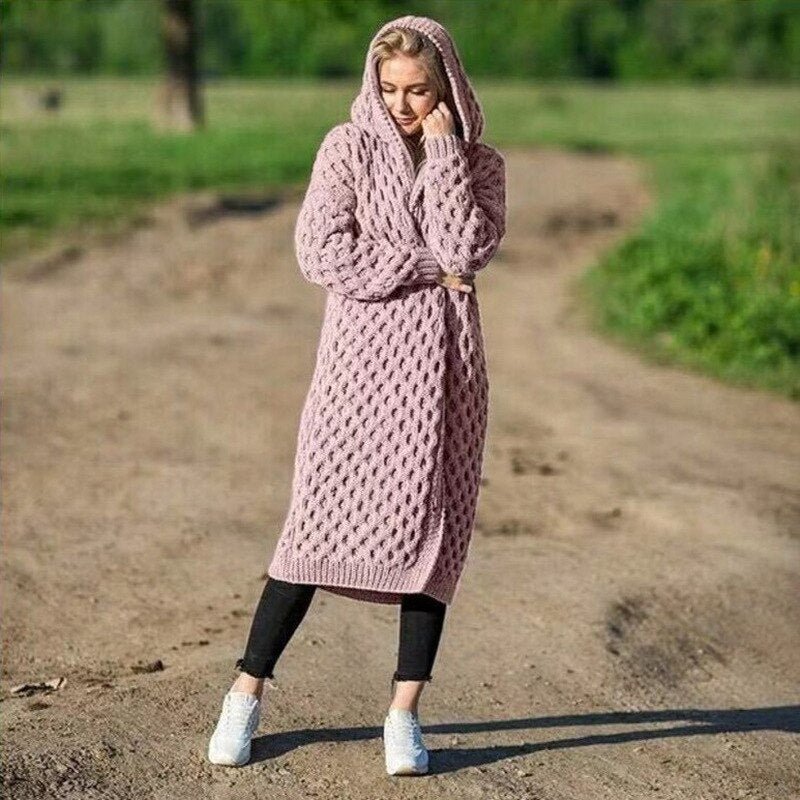 Solara | Kapuzen-Strickjacke mit Kuscheligem Material für Damen
