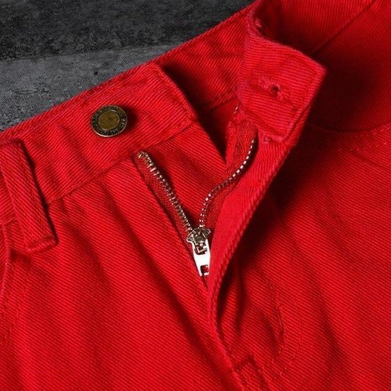 Livia | Jeansrock mit Stilvollen Abnutzungseffekten und Gürtelschlaufen für Damen