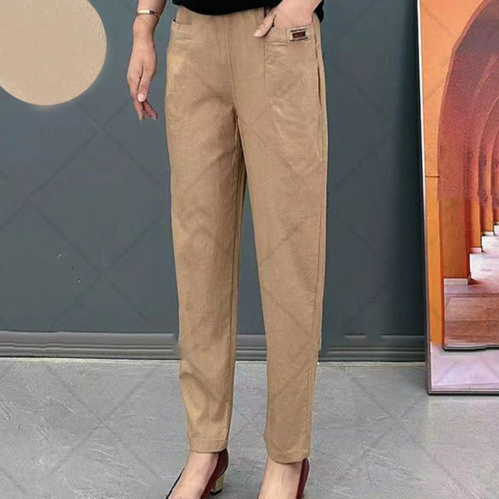 Livia | Baumwollhose mit Gummizug und Bequemem Sitz für Damen