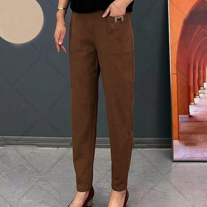 Livia | Baumwollhose mit Gummizug und Bequemem Sitz für Damen