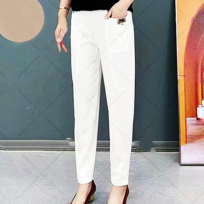 Livia | Baumwollhose mit Gummizug und Bequemem Sitz für Damen