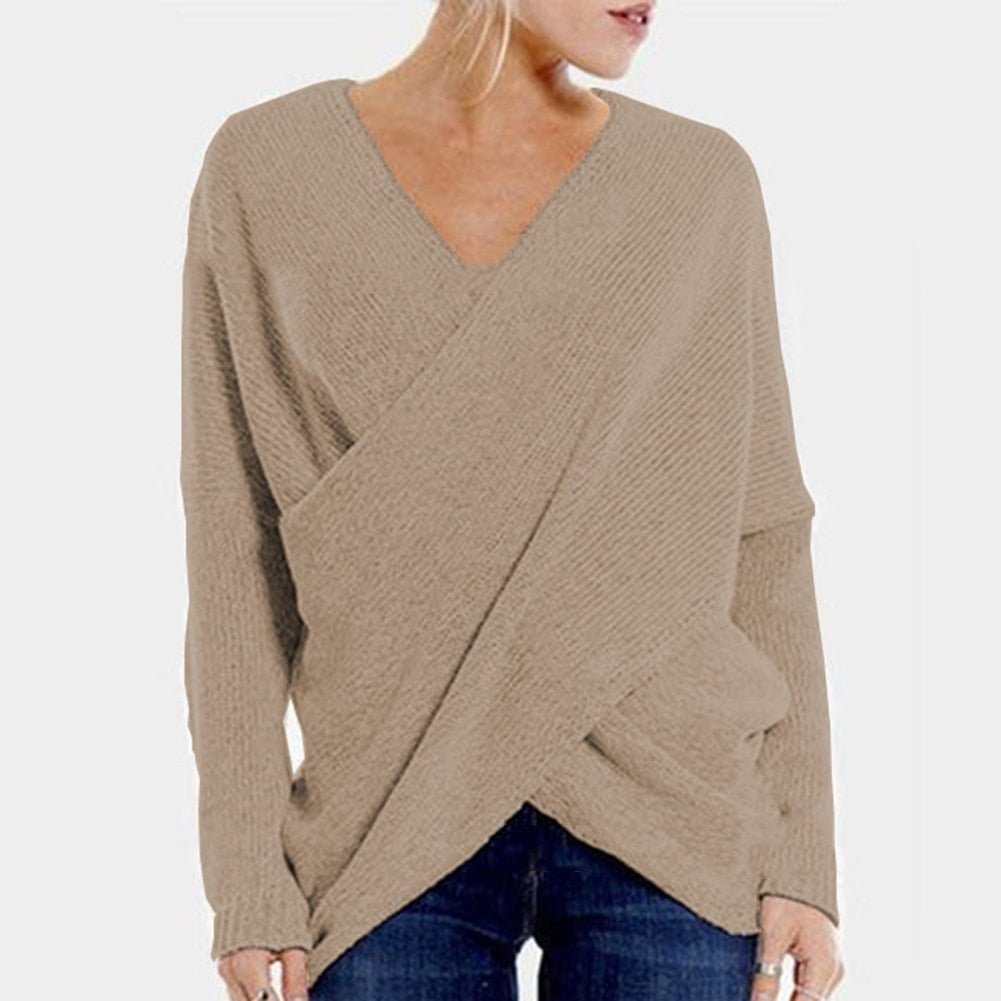 Seraphina | Pullover mit Schickem Kreuzdesign und Luxuriösem Stoff für Damen