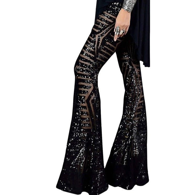 Lunara | Paillettenhose mit Glänzenden Pailletten und Atmungsaktivem Stoff für Damen