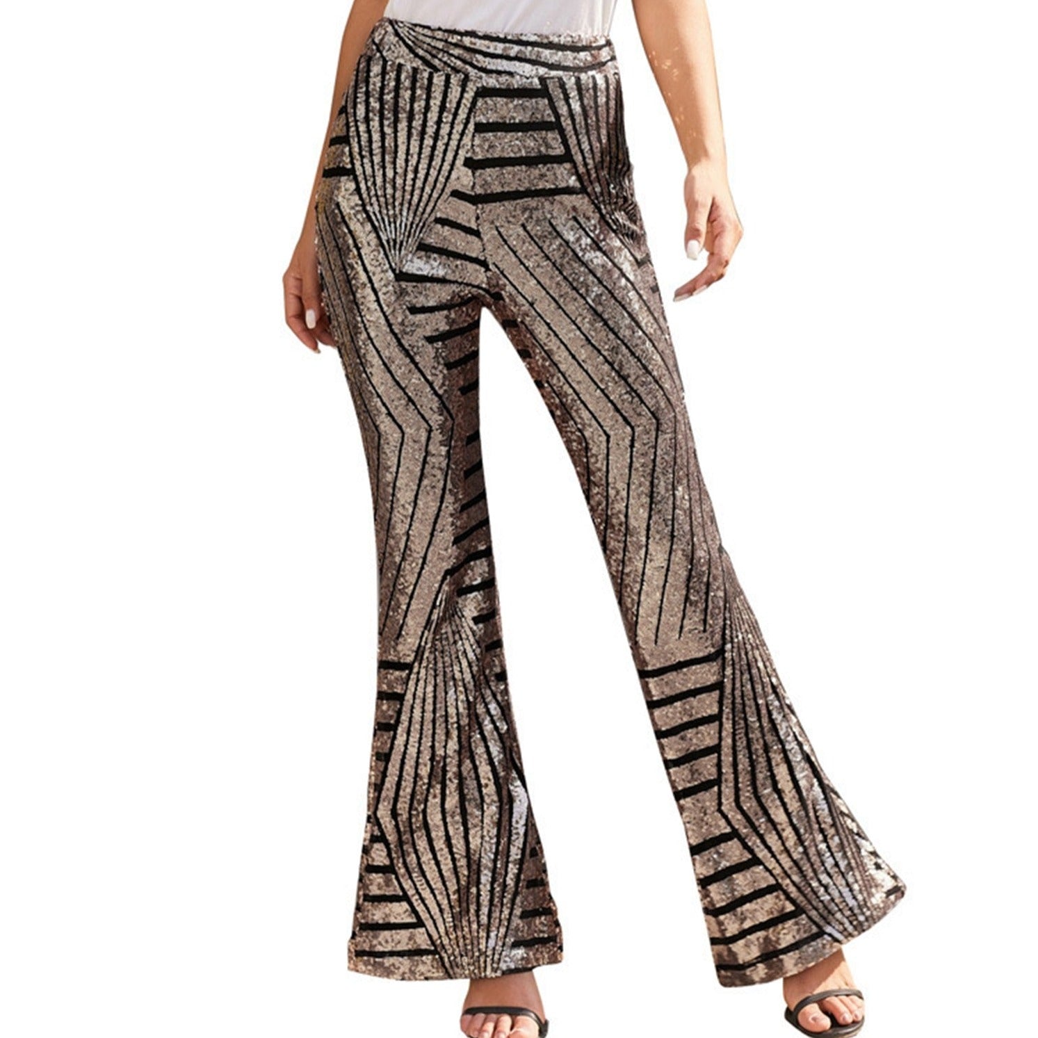 Lunara | Paillettenhose mit Glänzenden Pailletten und Atmungsaktivem Stoff für Damen
