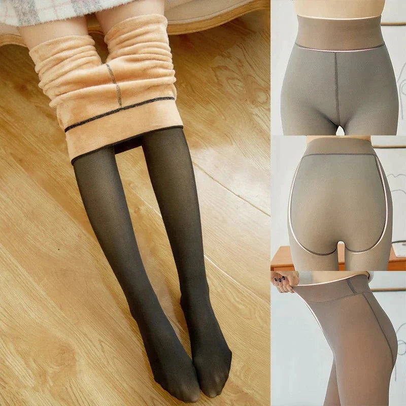 Liora | Winterleggings mit Warmem Fleece und Hohem Bund für Frauen