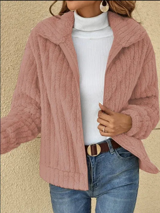 Aurora | Reißverschlussmantel mit elegantem Design und hochwertigem Stoff für Frauen
