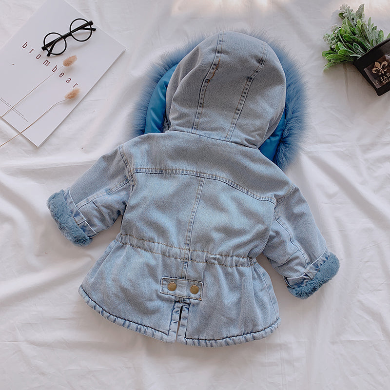 Luna | Jeansmantel mit Luftiger Passform und Verspielt Design für Mädchen