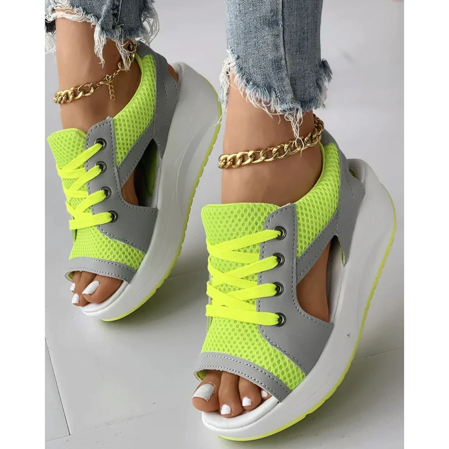 VIDA Orthopädische Muffin-Sandalen