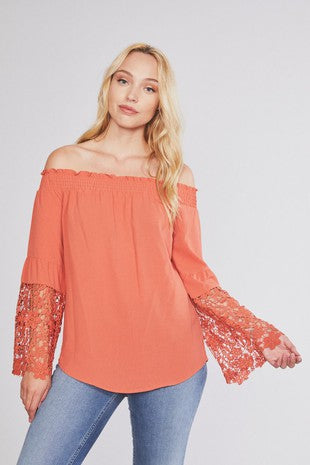 Celestine | Schulterfreie Bluse mit Eleganter Passform für Frauen