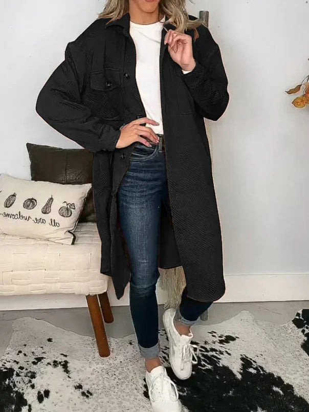 Livia | Lange Jacke mit Eleganz und Bequemlichkeit für Damen