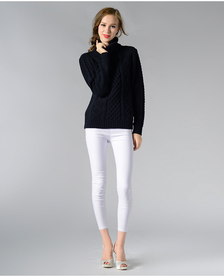 Seraphina | Rollkragenpullover mit elegantem Kabelstrick für Damen