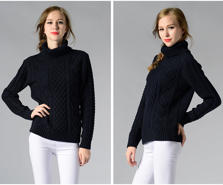 Seraphina | Rollkragenpullover mit elegantem Kabelstrick für Damen
