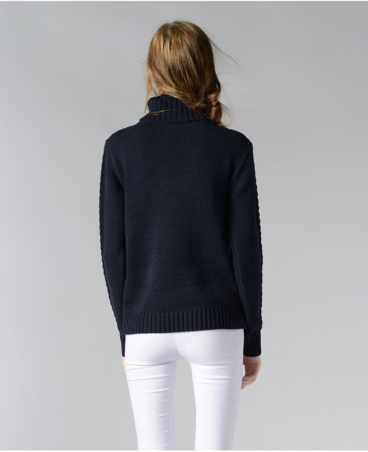Seraphina | Rollkragenpullover mit elegantem Kabelstrick für Damen