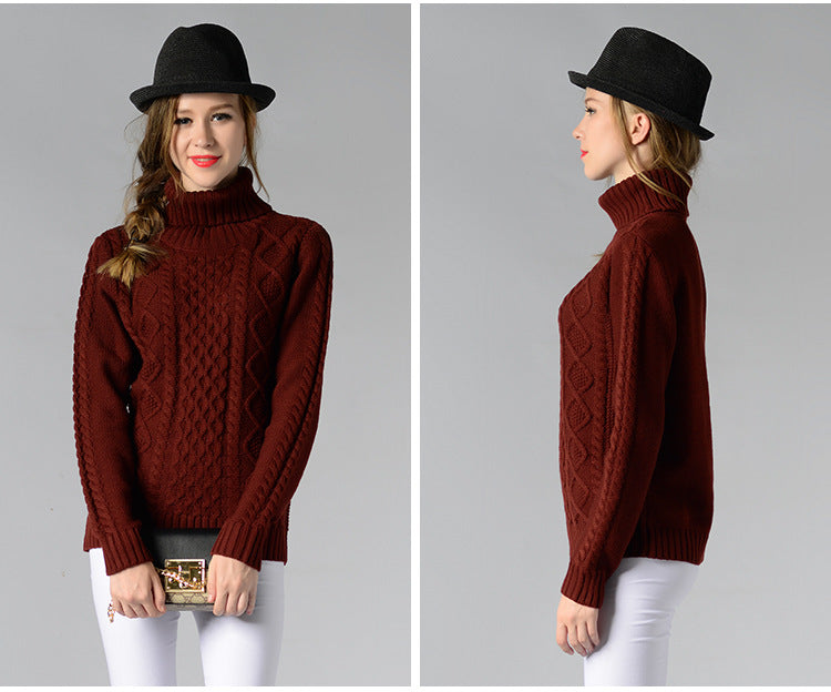 Seraphina | Rollkragenpullover mit elegantem Kabelstrick für Damen