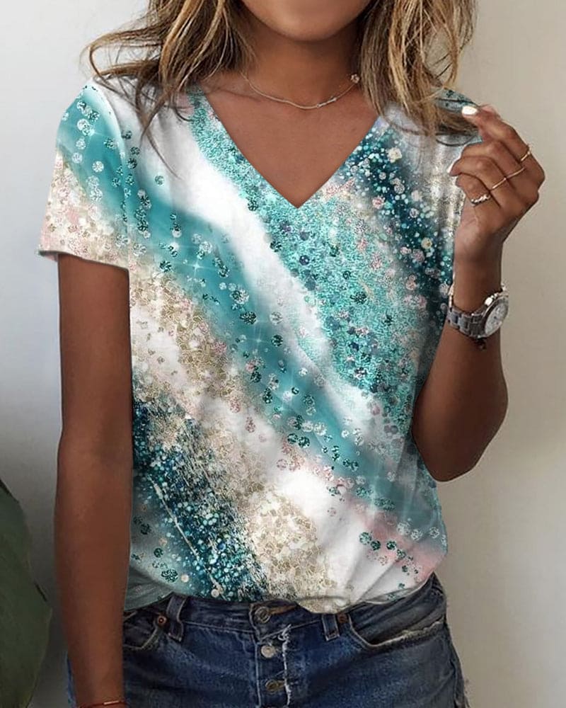 Zephyr | Bluse mit Farbverlaufsdruck