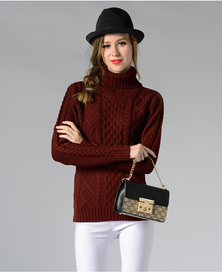Seraphina | Rollkragenpullover mit elegantem Kabelstrick für Damen