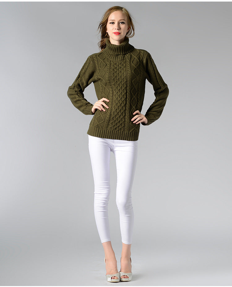 Seraphina | Rollkragenpullover mit elegantem Kabelstrick für Damen
