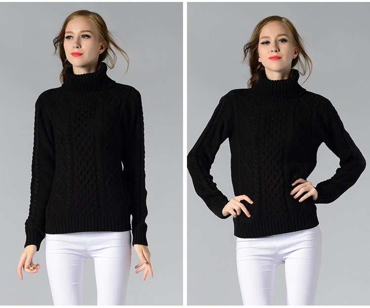 Seraphina | Rollkragenpullover mit elegantem Kabelstrick für Damen