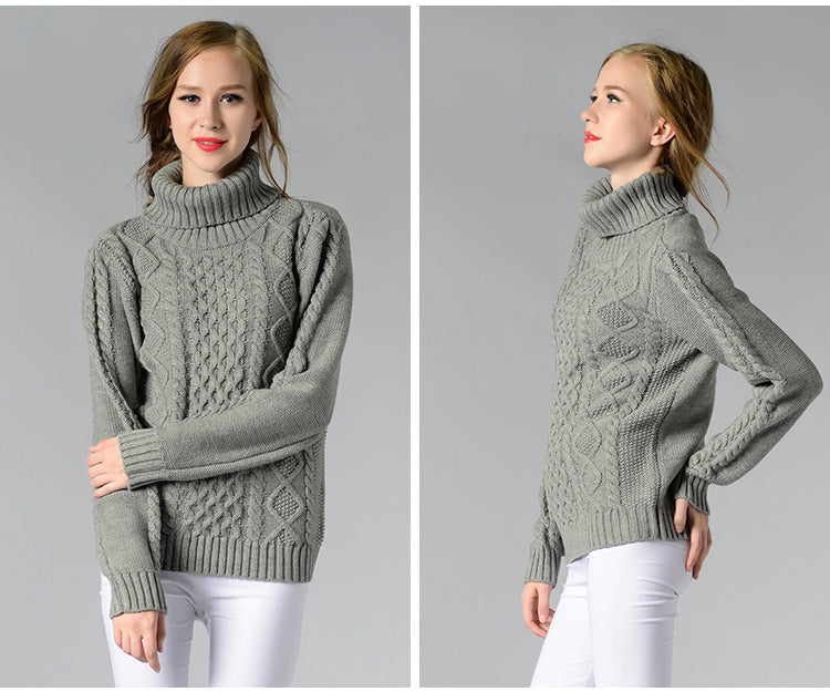 Seraphina | Rollkragenpullover mit elegantem Kabelstrick für Damen