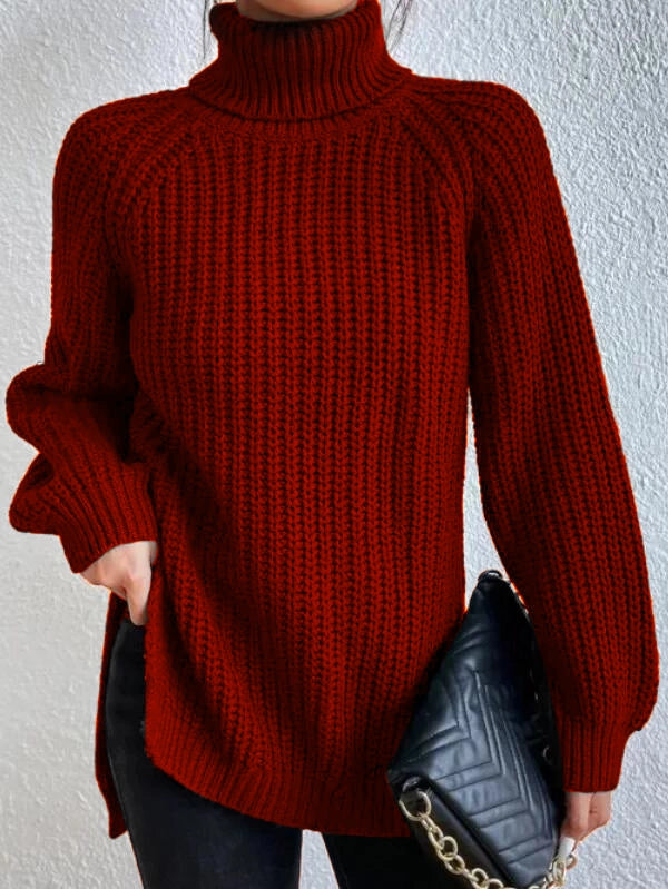 Celestine | Rollkragenpullover mit Mikro-Stretch und lässigem Schnitt für den Alltag