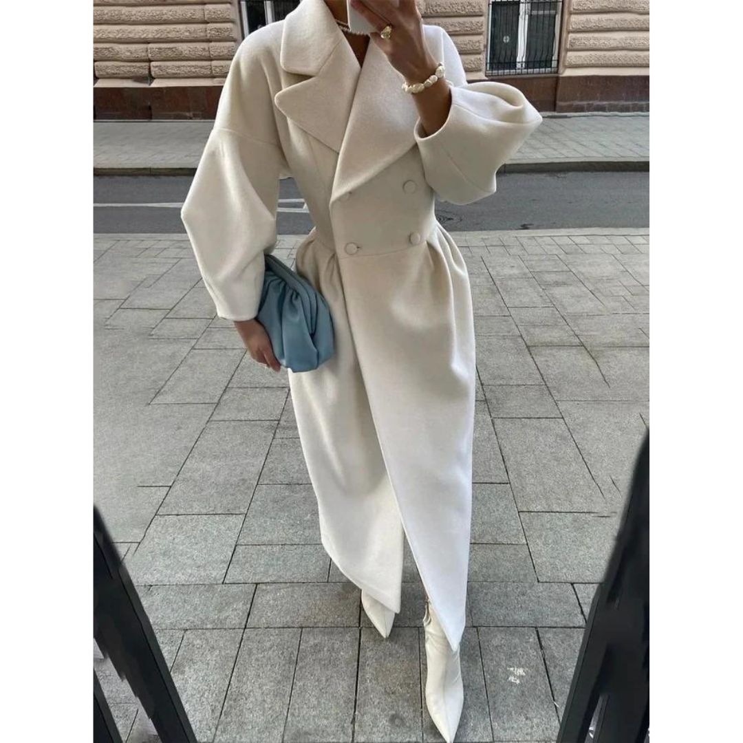 Saaria | Wintermantel mit Eleganter Silhouette und Hochwertiger Wollmischung für Damen