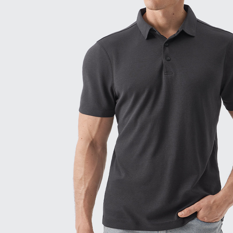 Luca | Poloshirt mit geruchsneutralisierender Technologie und feuchtigkeitsregulierenden Eigenschaften für Herren
