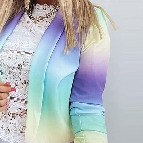 Liana | Blazer mit Stilvollem Tie-Dye-Muster für Herbst und Alltag