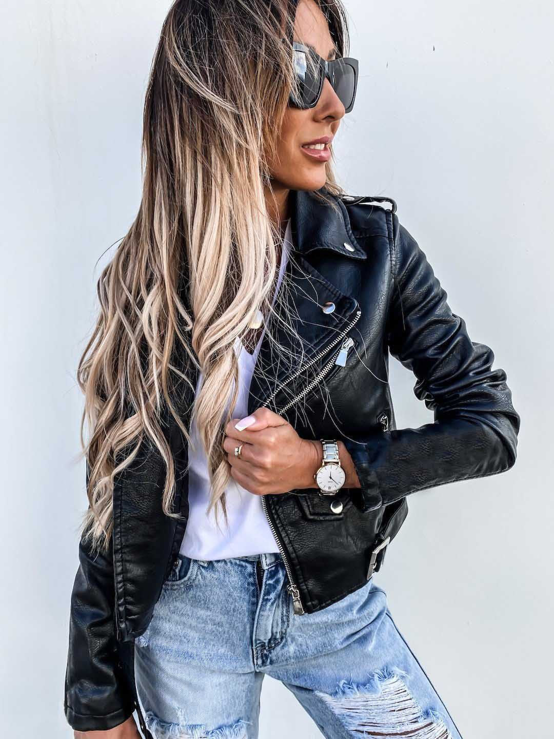 Aurelia | Kunstlederjacke mit Stil und Bequemlichkeit für Frauen