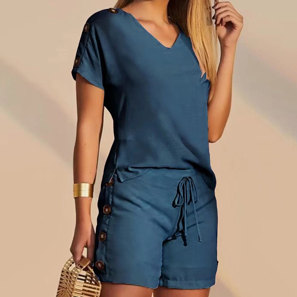 Celestia | Kurzärmeliger Anzug mit Eleganter Passform und Stil für Damen