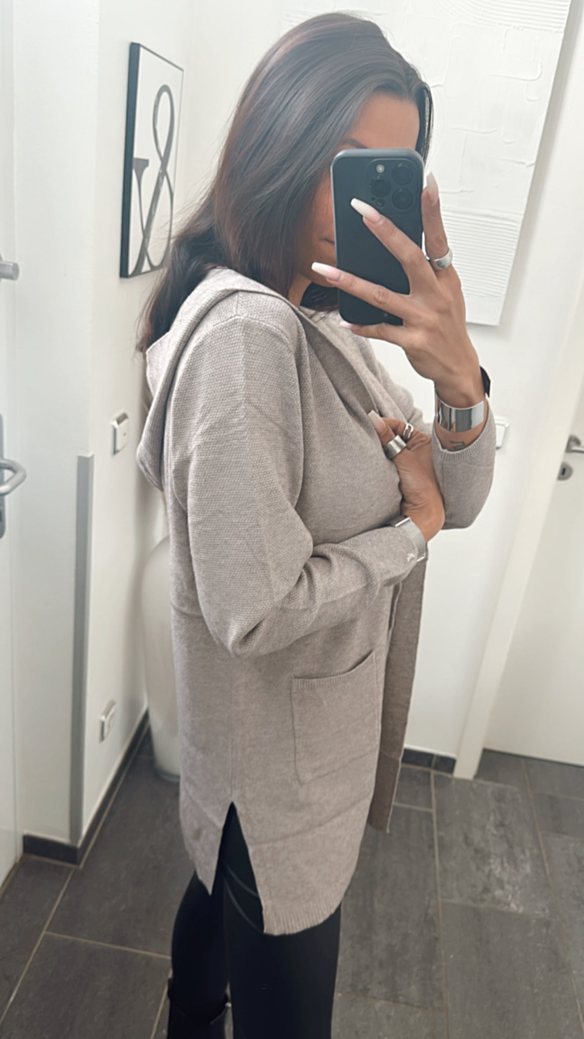Lia | Jacke mit Leichtem Strickmaterial und Figurbetonter Passform für Damen