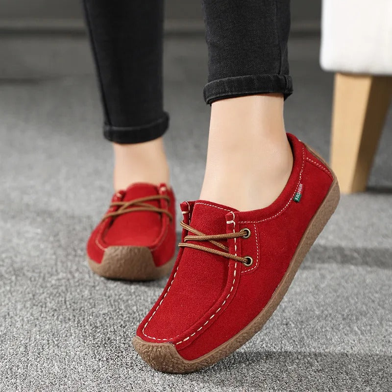 Malen - Damen-Turnschuhe aus Wildleder