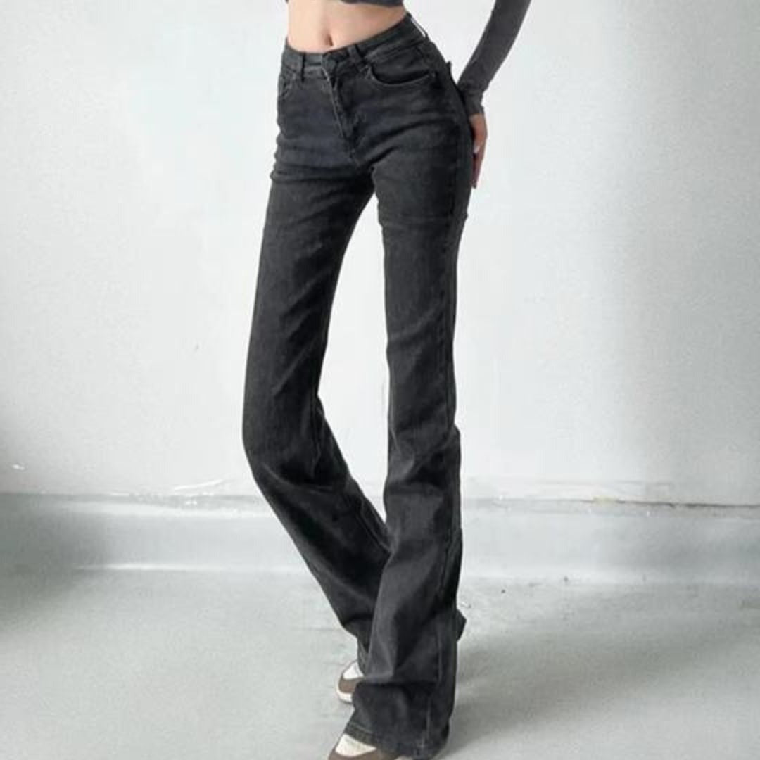 Siena | Jeans mit Herzfransen und Hochbund für einen verspielten Look
