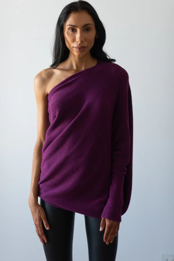 Celestia | Pullover mit Asymmetrischem Design und Atmungsaktivem Stoff für Frauen
